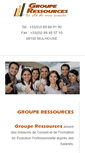 Mobile Screenshot of groupe-ressources.com