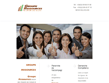 Tablet Screenshot of groupe-ressources.com